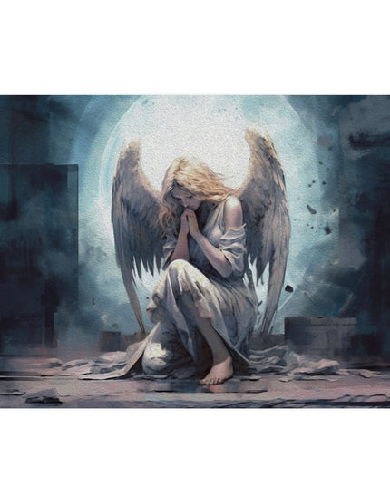 Three Yellow Goats Angel Decoupage Paper - A1 Premium Furniture Art