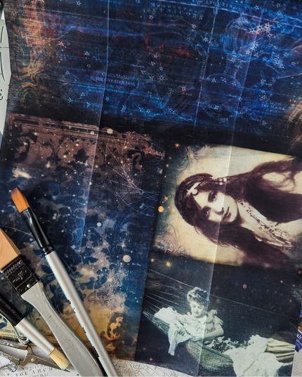 Redesign With Prima A3 Decoupage Paper - Nightdreaming