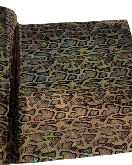 APS Foil - MISS HISS snake print metallic foil   - Rub On Foil