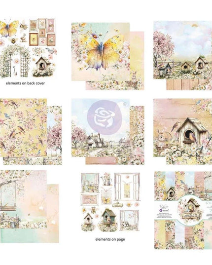 Redesign With Prima Among the Wildflowers Collection 6x6 Paper Pad
