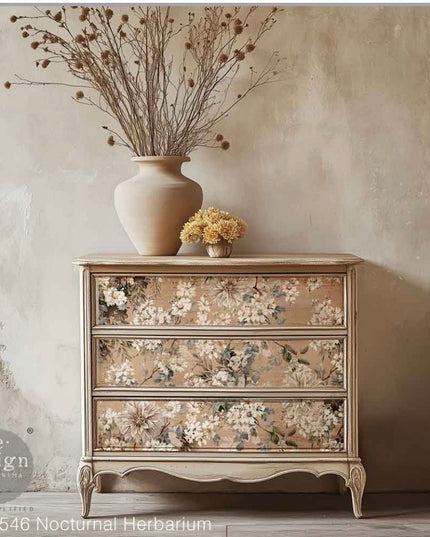 Redesign with Prima  Nocturnal Herbarium Decoupage Tissue Paper