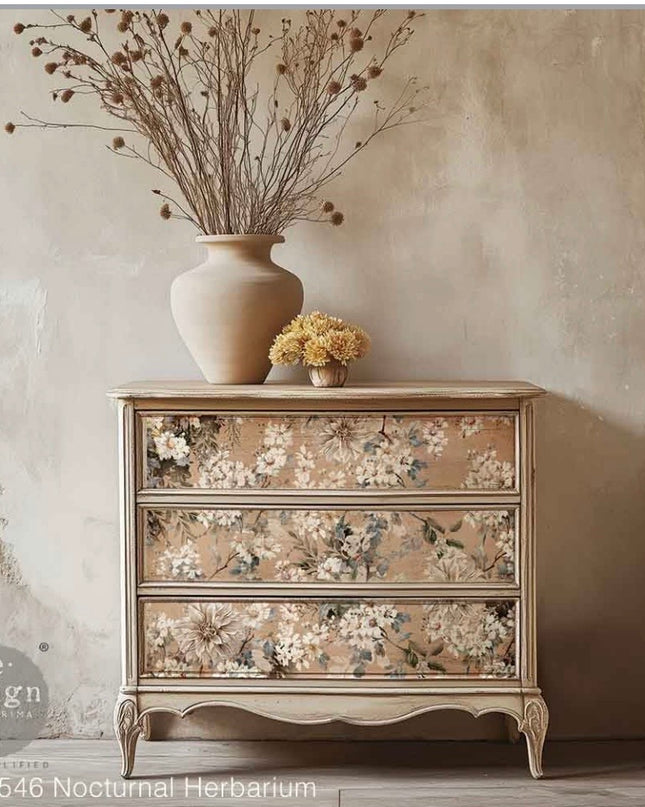 Redesign with Prima  Nocturnal Herbarium Decoupage Tissue Paper
