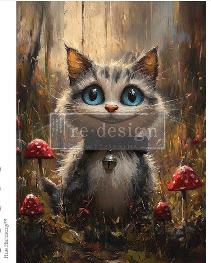 Redesign With Prima Whiskers Of Wit A3 Decoupage Paper