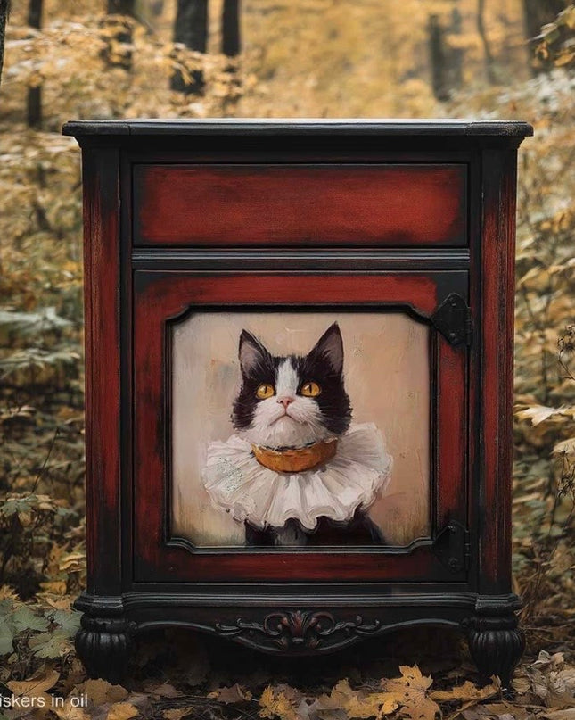 Redesign With Prima -   Whiskers In Oil Kitten A3 Decoupage Paper