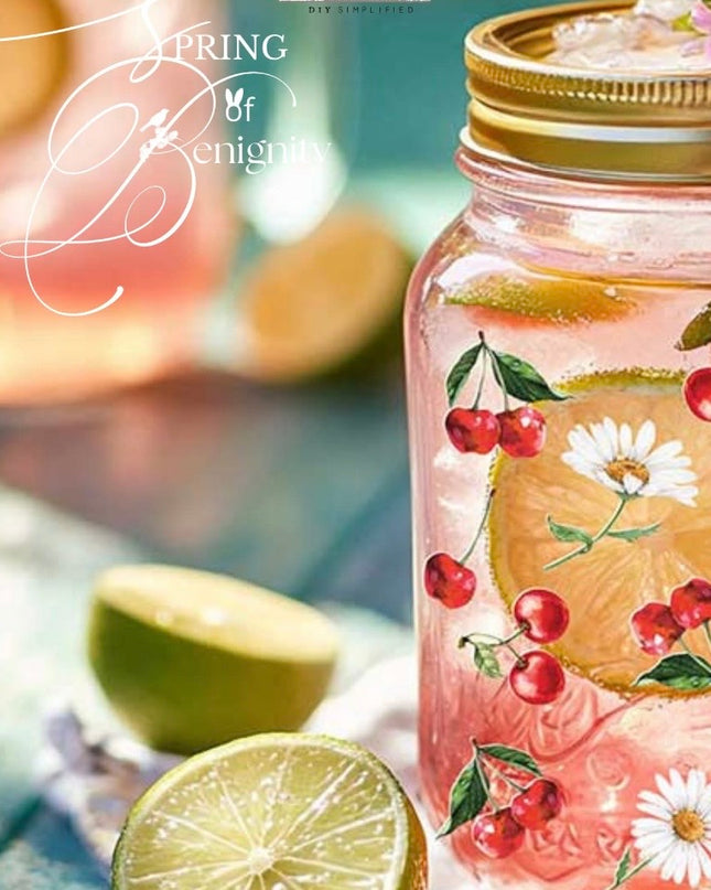 Redesign with Prima - Daisy Cherry Delight Luxe Transfer