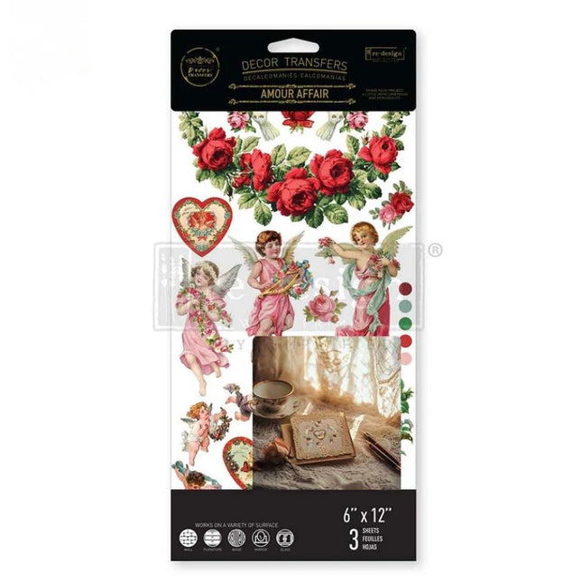 Redesign with Prima Amour Affair Small Decor Transfer