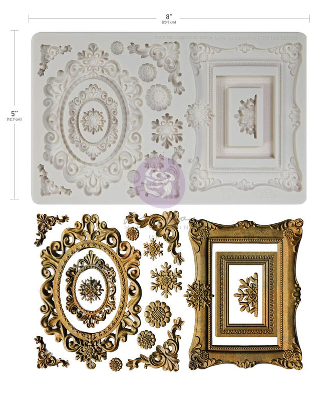 Prima Marketing - Steampunk Winter Frames Finnabair Decor Mould