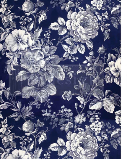 Redesign with Prima  Secret Garden Bloom A1 Decoupage Fiber paper