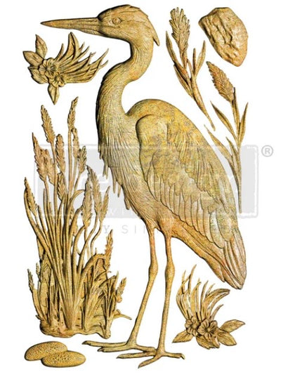 Redesign With Prima -  Feathered Stillness Decor Mould