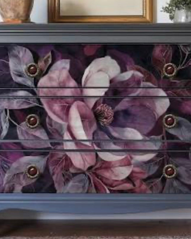 Redesign with Prima - Violet Bloom A1 Decoupage Fibre Paper