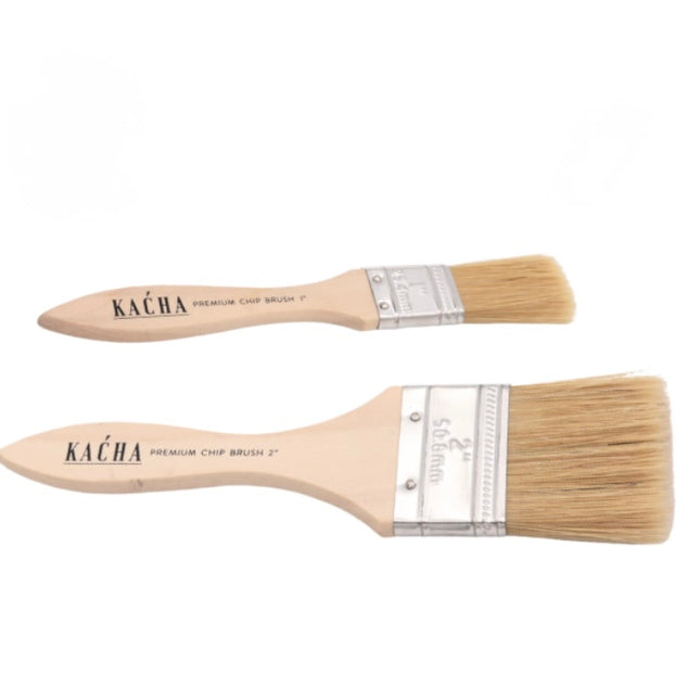 Kacha Furniture Chip Paint Brush 1" and 2"