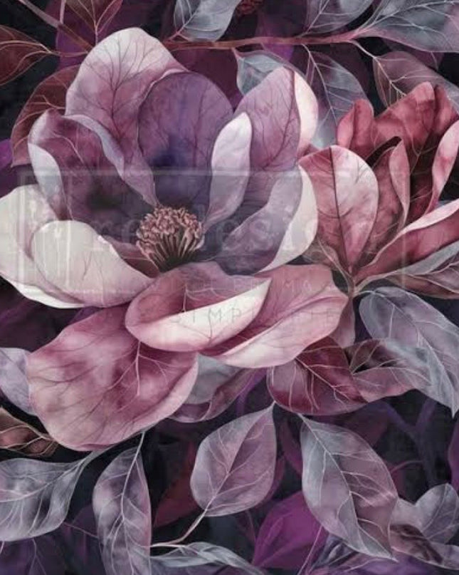 Redesign with Prima - Violet Bloom A1 Decoupage Fibre Paper