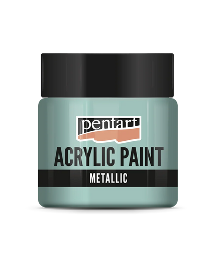 Pentart Metallic Acrylic Paint Turquoise 50ml