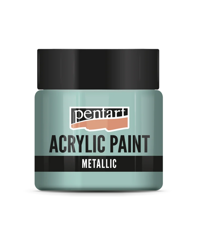 Pentart Metallic Acrylic Paint Turquoise 50ml