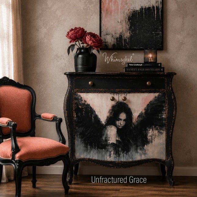 Whimsykel Designs Unfractured Grace Angel Decoupage Paper