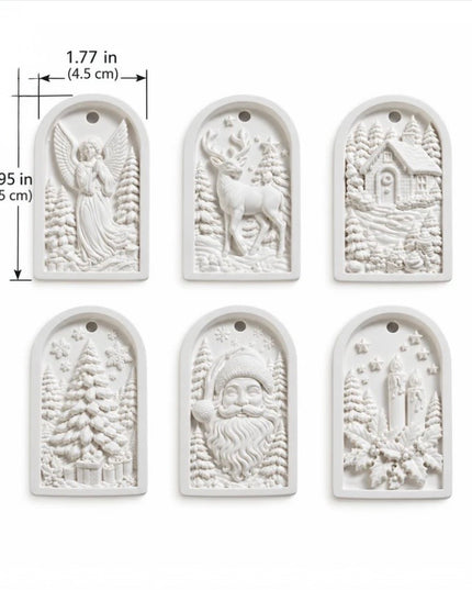 MelodyCast Paint-Tap-Play Christmas Ornaments Set of 6