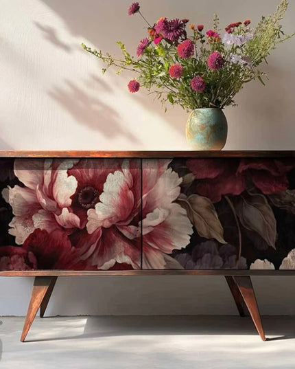 Redesign with Prima - Dreamy rose Cascade A1 Decoupage Fibre Paper
