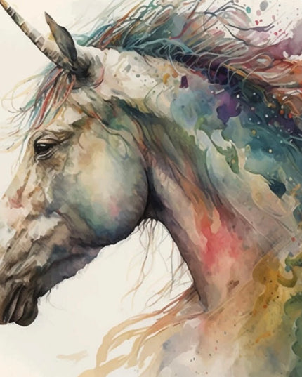 Three Yellow Goats - Rainbow Unicorn