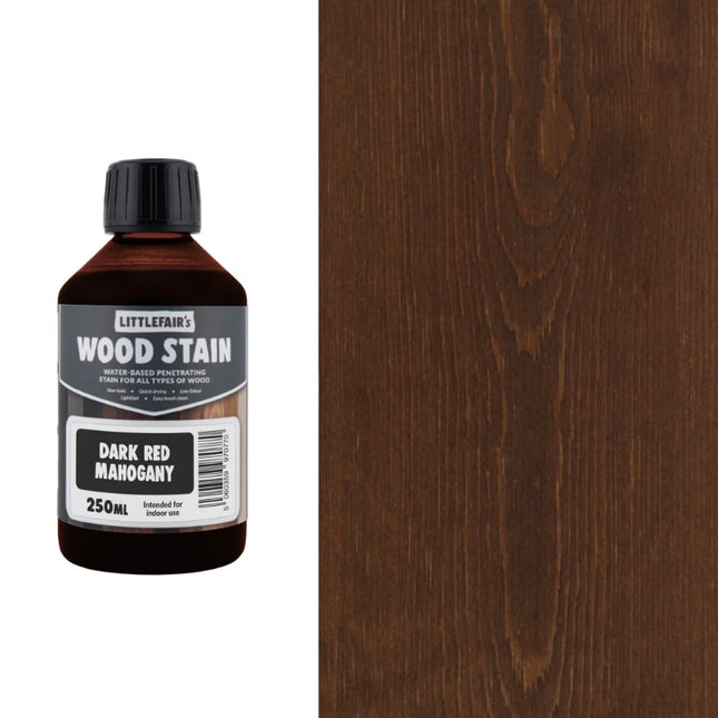 Littlefairs Wood Stains Dark Red Mahogany 