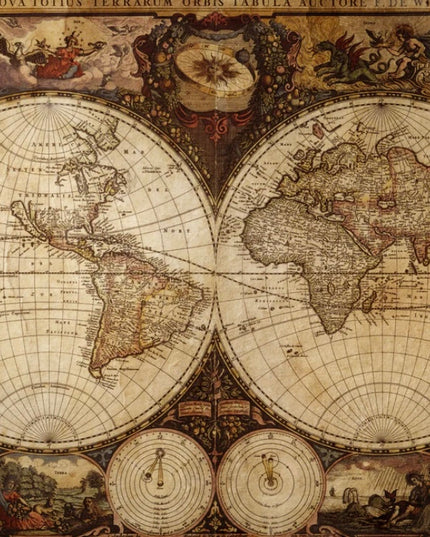 Three Yellow Goats - Old Map