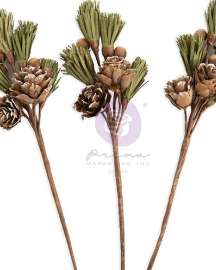 Redesign with Prima - Evergreen Sprigs Twinkle and Treats