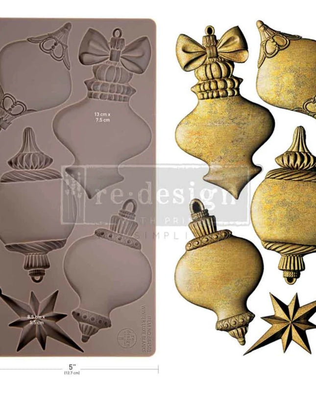 Redesign With Prima Winter Luxe Blanks Decor Mould