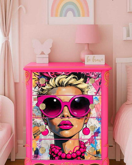 Posh Papers Decoupage Paper - Pop Of Pink