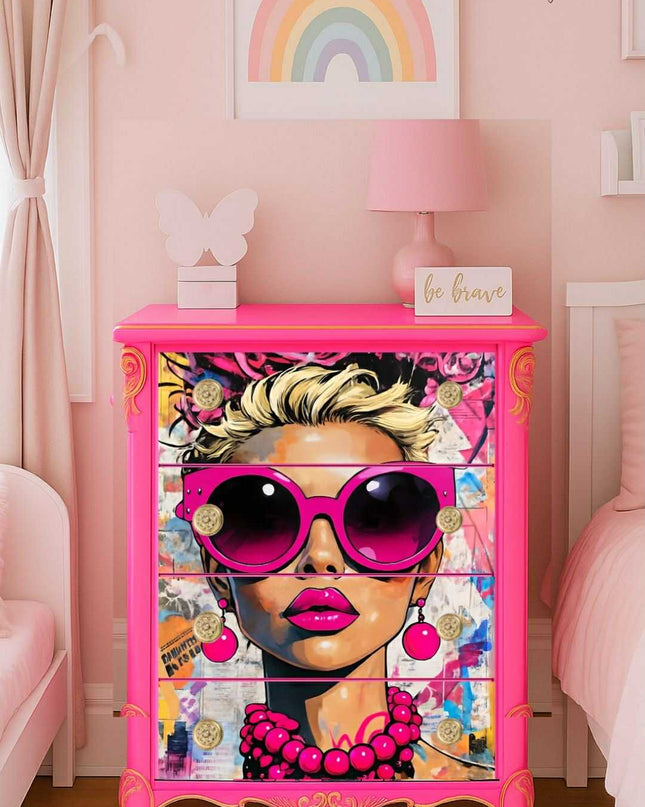 Posh Papers Decoupage Paper - Pop Of Pink