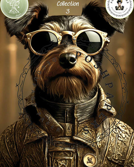Posh Papers Decoupage Paper - Shaggy Dog