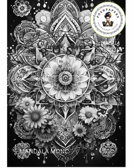 Posh Papers Mandala Mono