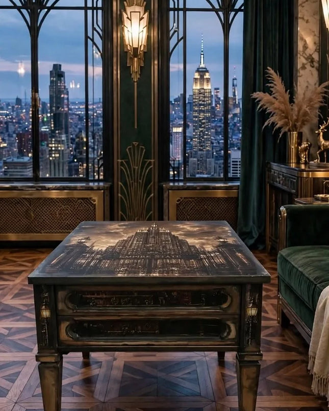 Posh Papers Empire State Decoupage Paper, Sepia Style Furniture Art