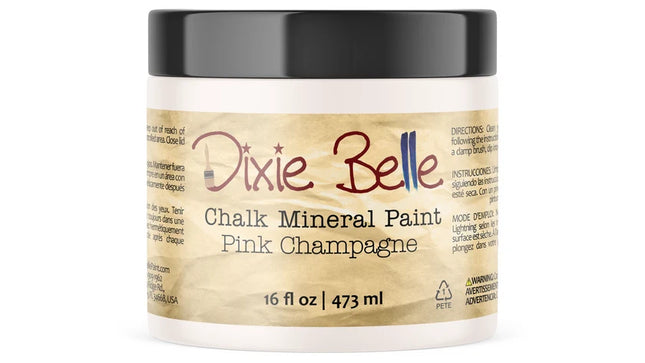 Dixie Belle Chalk Mineral Paint - Pink Champagne