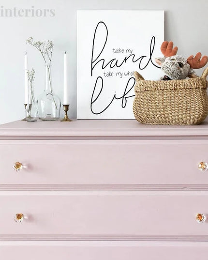 Dixie Belle Chalk Mineral Paint - Tea Rose - Dusky Pink