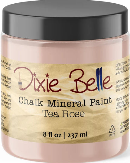 Dixie Belle Chalk Mineral Paint - Tea Rose - Dusky Pink