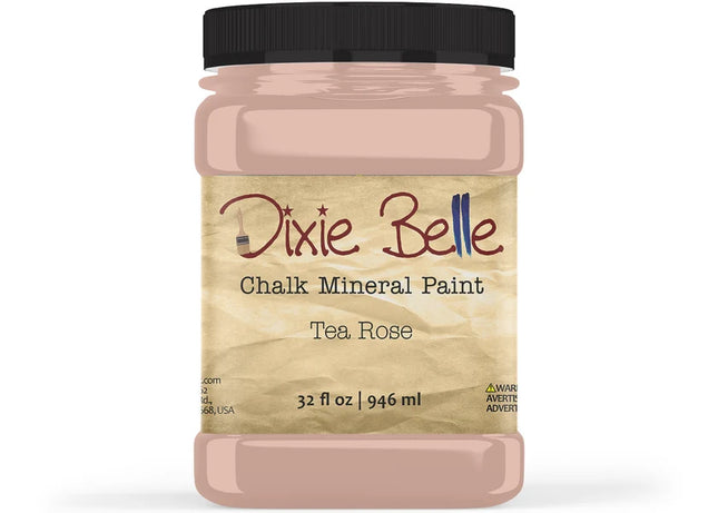 Dixie Belle Chalk Mineral Paint - Tea Rose - Dusky Pink