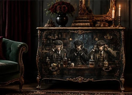 Posh Papers Peaky Blinders Monkeys Decoupage Paper