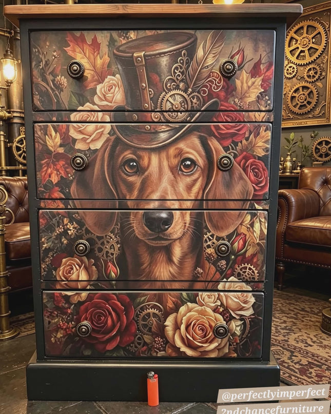 Posh Papers Hound Decoupage Paper