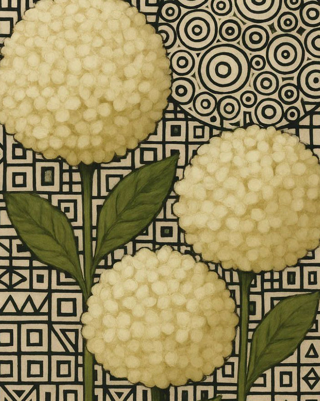 Mint by Michelle - White Hydrangea Decoupage Paper