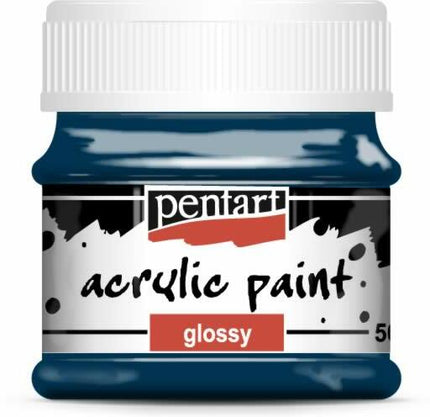 Pentart - Indigo Blue - Acrylic Paint Matte