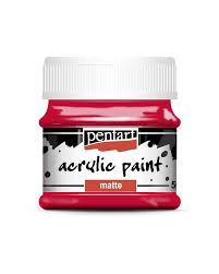 Pentart - Red - Acrylic Paint Matte 50ml