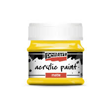 Pentart - Yellow - Acrylic Paint Matte