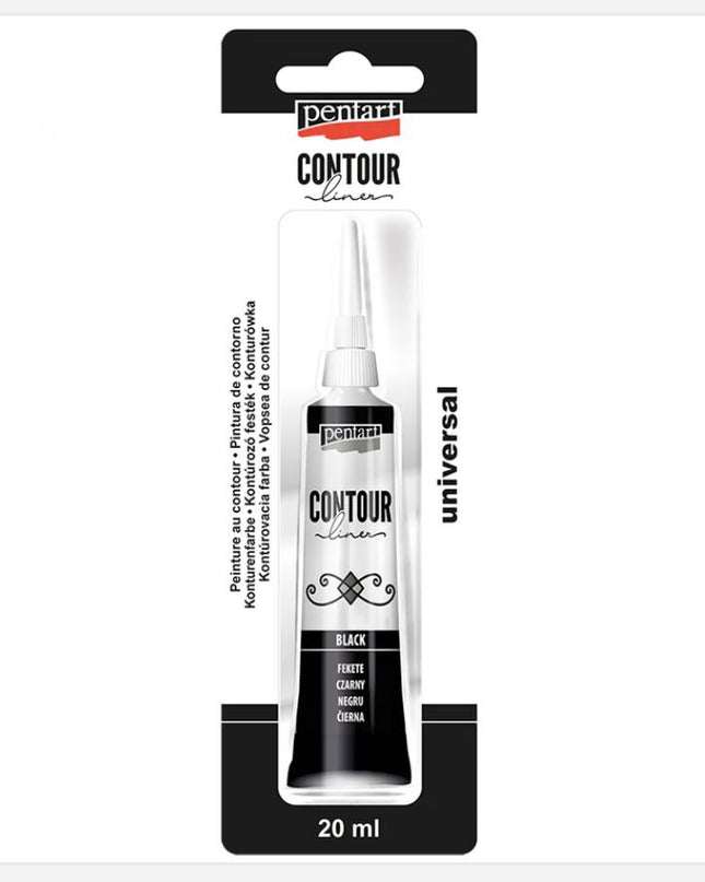 Pentart - Contour Liner - Black