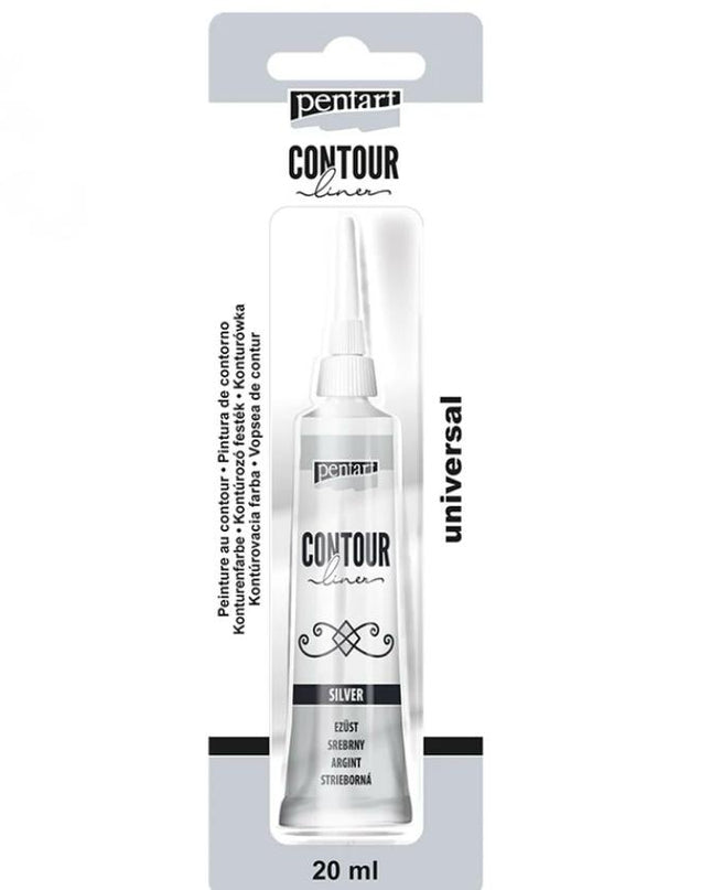 Pentart - Contour Liner - Silver