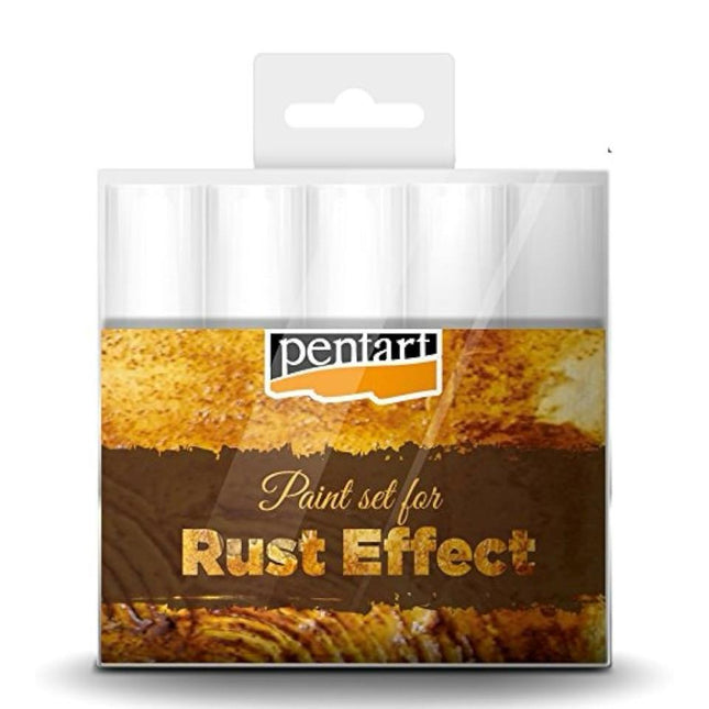 Pentart Rust Effect Paint set 5 x 20ml