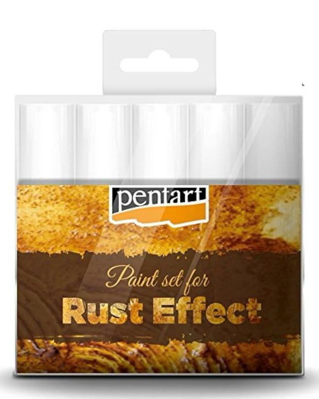 Pentart Rust Effect Paint set 5 x 20ml