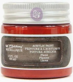 Redesign with Prima Finnabair Metallic Acrylic Paint Flame