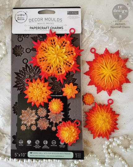 Redesign with Prima Papercraft Charms Mould for crafting and baking