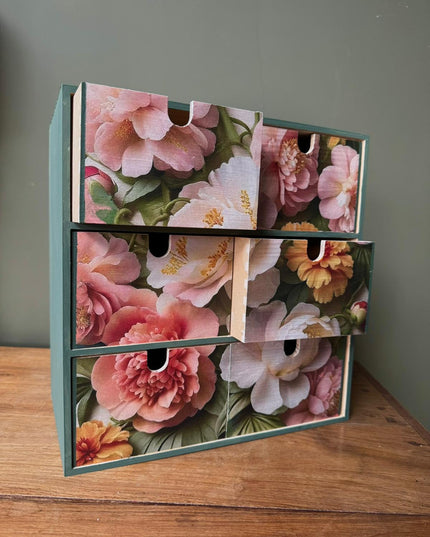 Decoupage For Beginners Workshop :  an Ikea mini set of storage drawers hack 25th April 2026